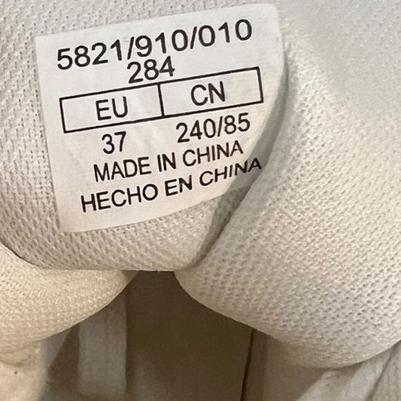 ZARA Blue & White High Top Ankle Tennis Shoes SZ 37 - Picture 9 of 12